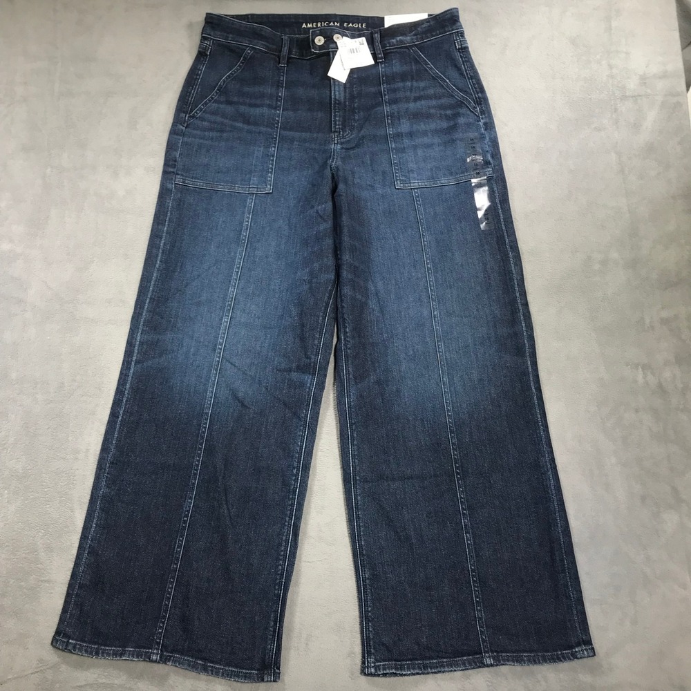 American Eagle Outfitters Dark Blue Flare Jeans